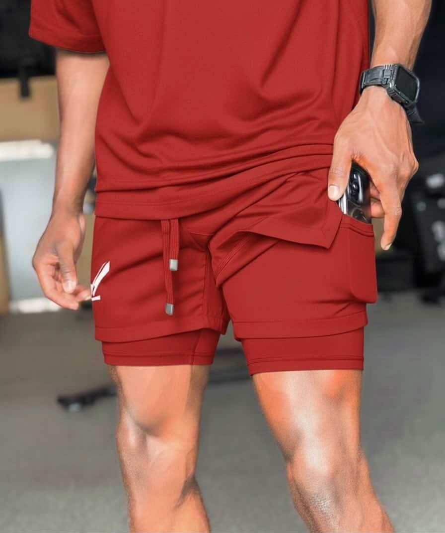KiYah Athletics 2-in-1 Performance Pro Shorts