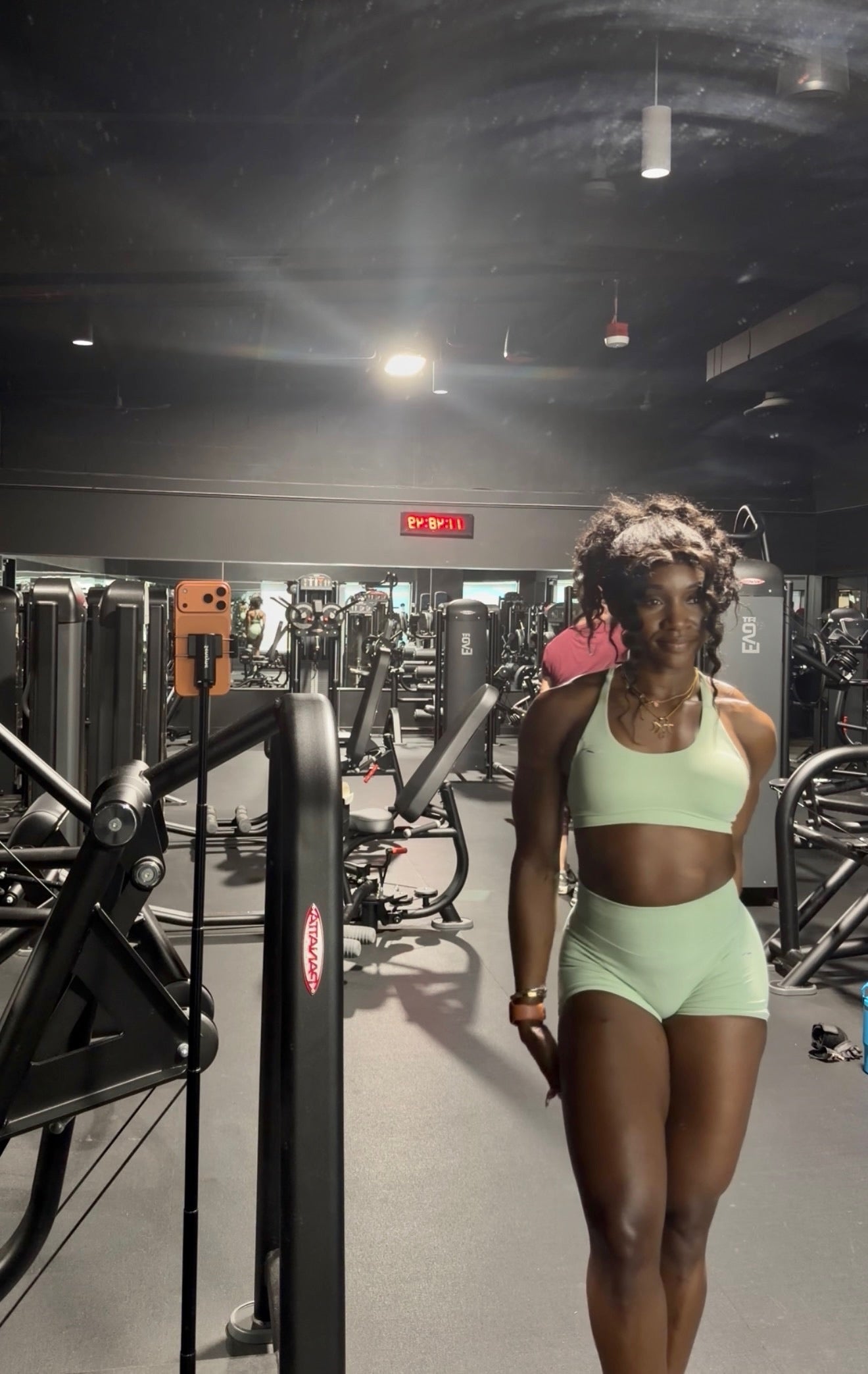 The Aura Cross-Back Sports Bra & High-Rise Sculpt Short
