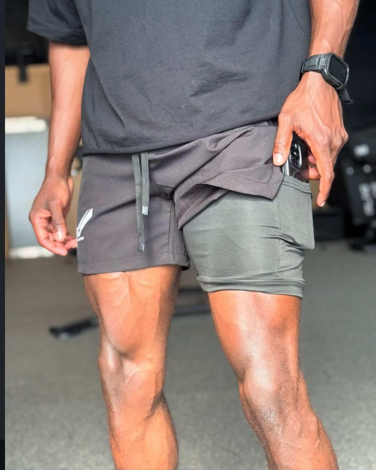 KiYah Athletics 2-in-1 Performance Pro Shorts