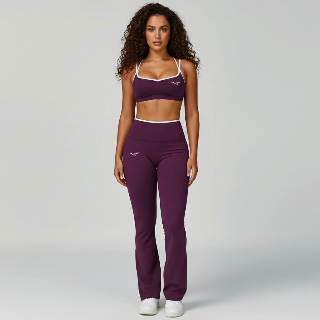 The Noire Luxe Flared Contrast Set